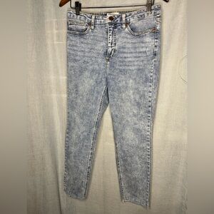 LC Lauren Conrad Light Wash High Rise Skinny Ankle Jeans